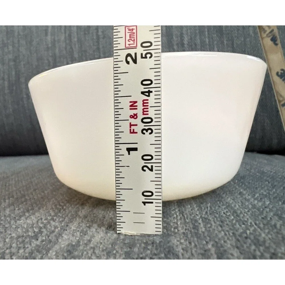 Vintage Anchor Hocking Fire King Milk Glass White Small Bowl 3.75
